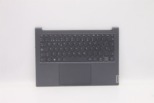 Lenovo Yoga 7 Pro-14ACH5 D Keyboard Palmrest Top Cover Spanish Grey 5CB1D66023