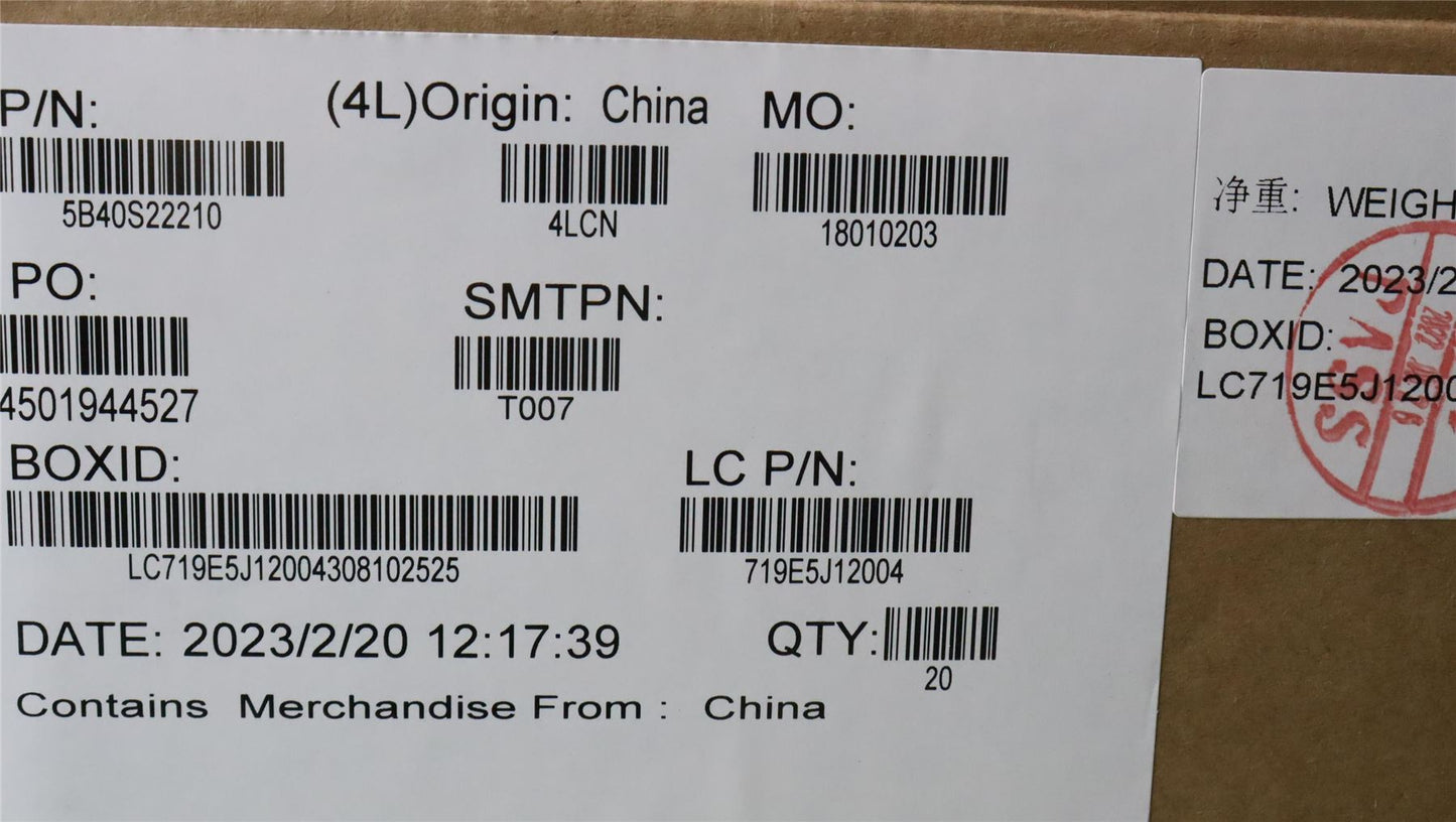 Lenovo Bracket L 82WQ DC-IN 5B40S22210