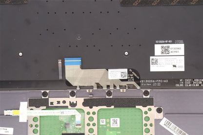 Lenovo IdeaPad 9 14IAP7 Palmrest Cover Touchpad Keyboard Greek Grey 5CB1H23737