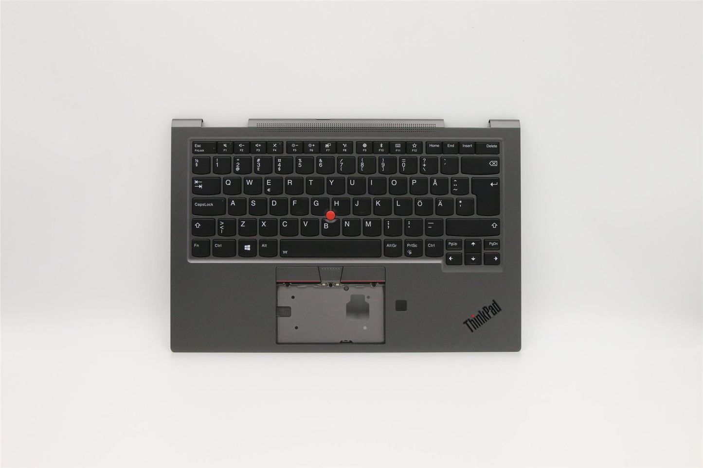 Lenovo Yoga X1 4. Tastatur Handballenauflage Obere Abdeckung Schwedisch Finnisch Grau 5M10V24938