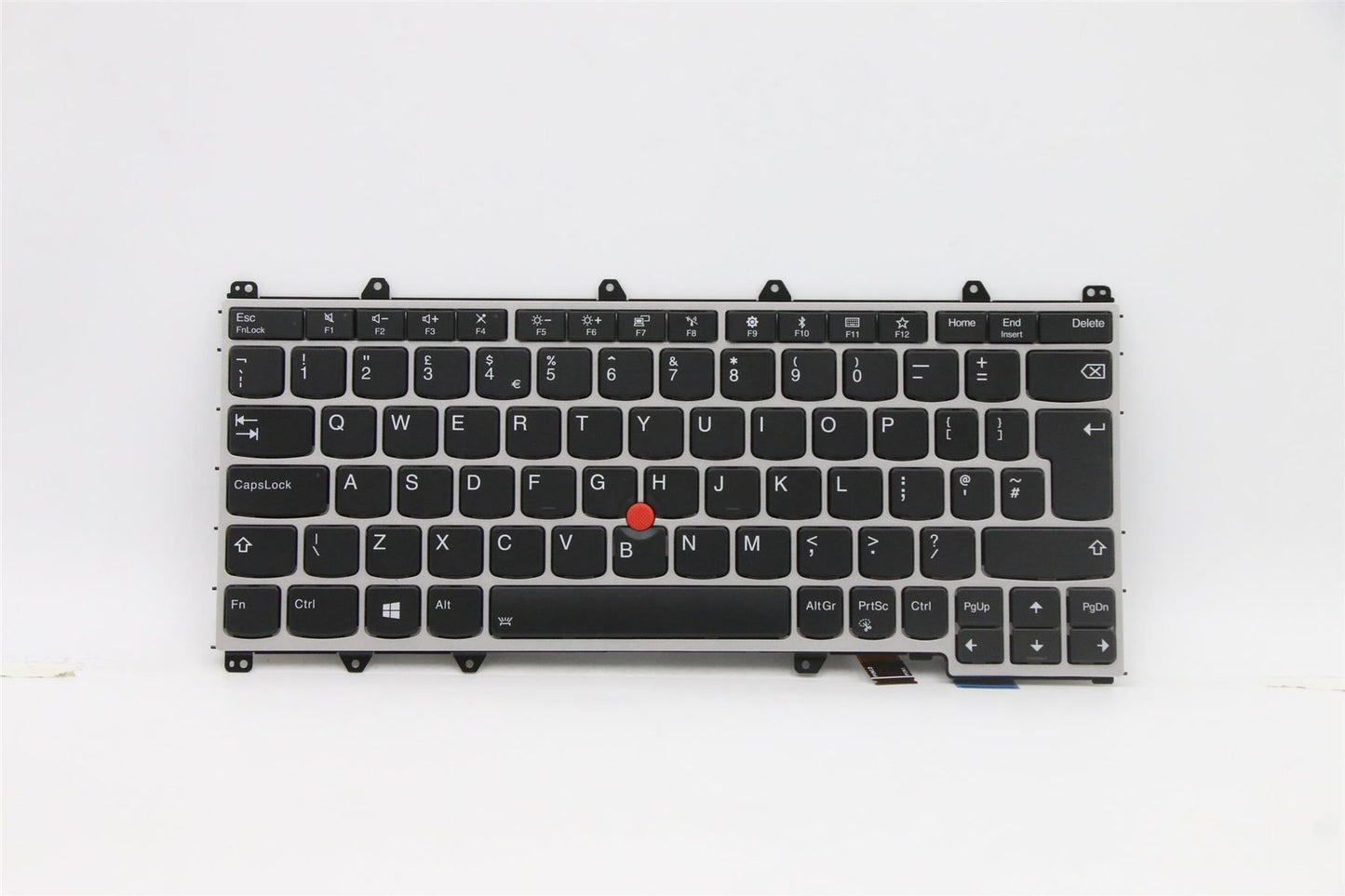 Lenovo Yoga X380 Keyboard UK Silver Backlit 01HX128