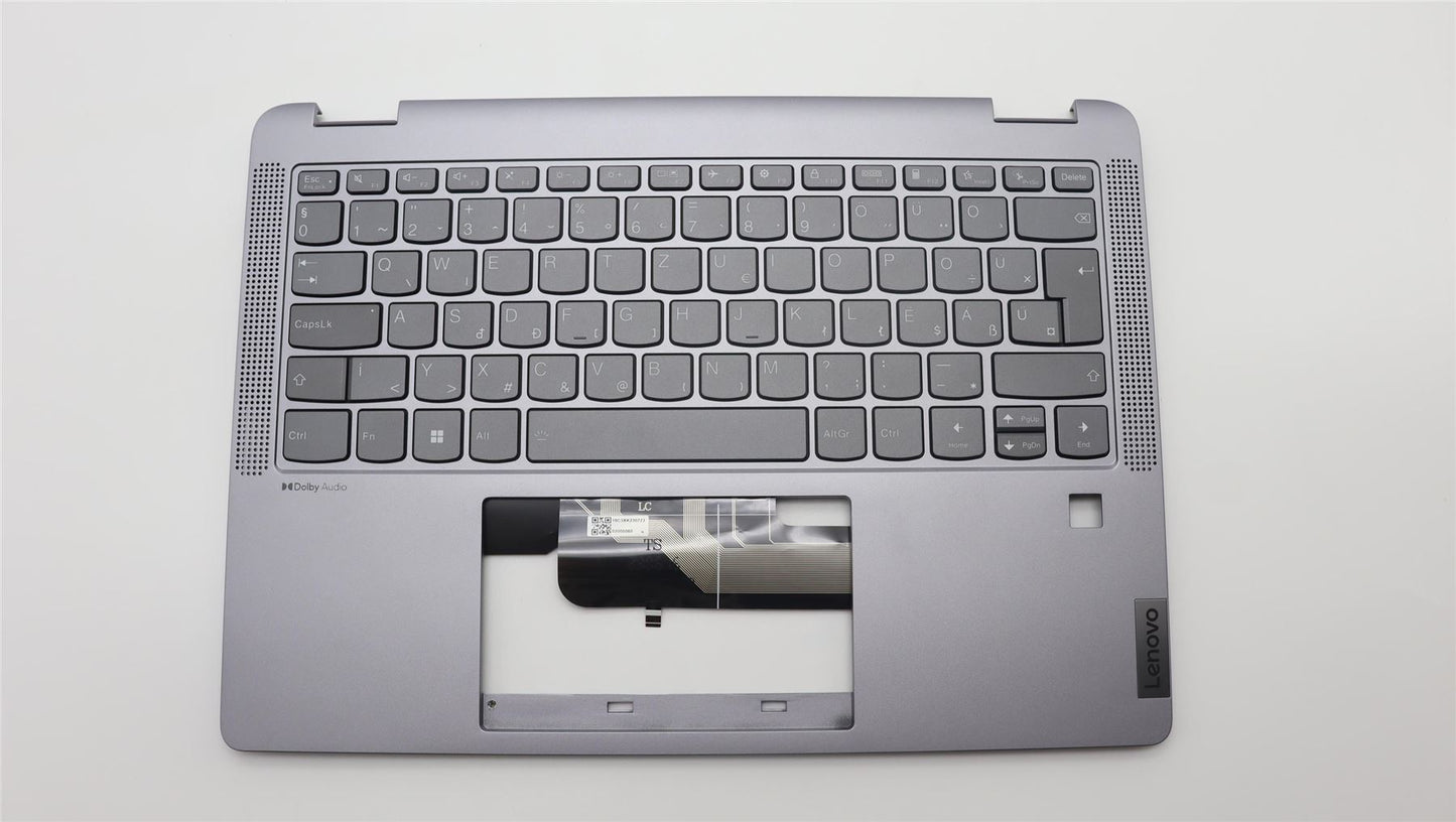 Lenovo IdeaPad 5 14IRU8 Keyboard Palmrest Top Cover Hungarian Backlit 5CB1L30677