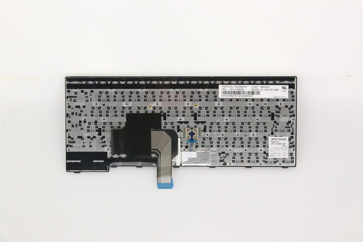 Genuine Lenovo ThinkPad E470 Keyboard Belgian Black 01AX006 01AX086 01AX046