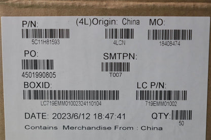 Lenovo CABLE FRU FFC 10P F P0.5 PAD=0.3 FPR/B 5C11H81593