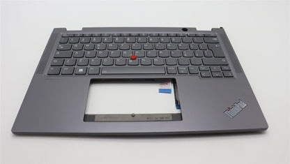 Lenovo ThinkPad X13 Gen 4 Keyboard Palmrest Top Cover Italian Grey 5M11L64702