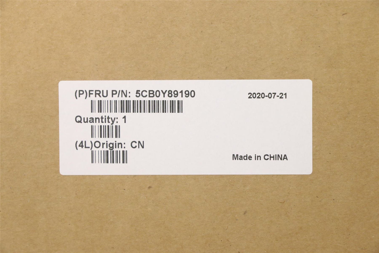 Lenovo Upper C81YH PL_BLK FP BLKB_SW 5CB0Y89190
