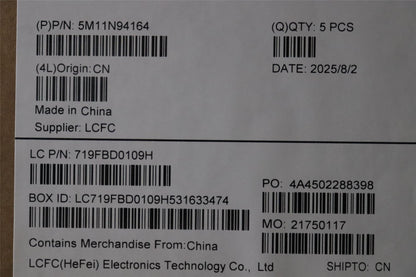 Lenovo MECH_ASM FRU KB ARA BL(TRI)US Bk 5M11N94164