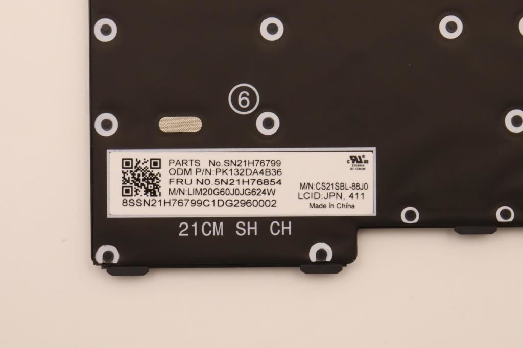 Lenovo ThinkPad X13 Gen 3 L13 Gen 4 L13 Gen 3 Keyboard Japanese 5N21H76854