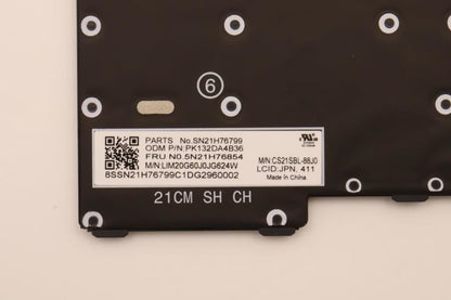Lenovo ThinkPad X13 Gen 3 L13 Gen 4 L13 Gen 3 Keyboard Japanese 5N21H76854