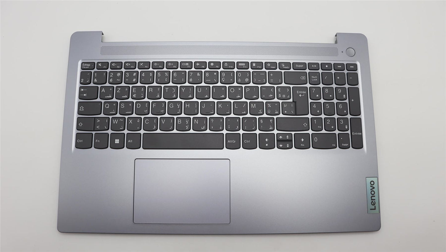 Lenovo IdeaPad 3 15IRU8 Palmrest Cover Touchpad Keyboard Arctic Grey 5CB1L45772