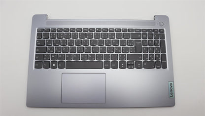 Lenovo IdeaPad 3 15IRU8 Palmrest Cover Touchpad Keyboard Arctic Grey 5CB1L45772