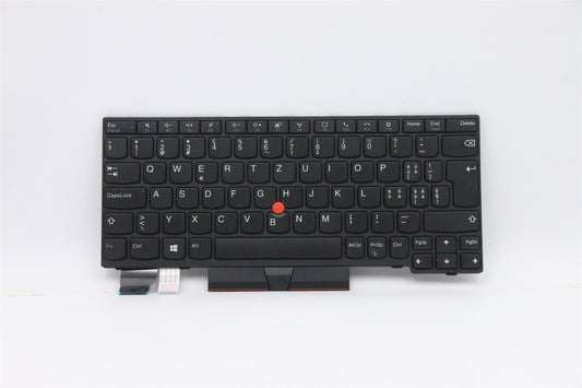 Lenovo ThinkPad L13 2 X13 Keyboard Swiss Black 5N20V43314