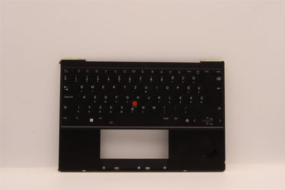 Lenovo ThinkPad Z13 Gen 1 Keyboard Palmrest Top Cover Hungarian Black 5M11H94937