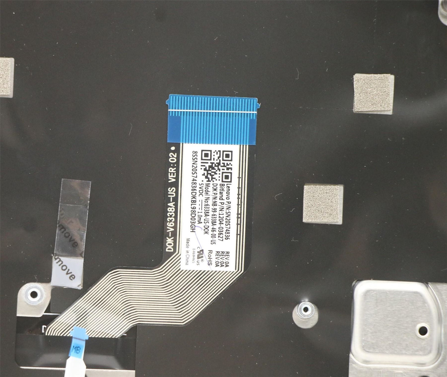 Lenovo Upper Case ASM US B 81M9 N SPT 5M 5CB0T45054
