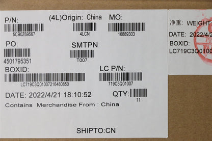 Lenovo FRU P14S G2_DCOV_EM160_SUB_ASSY NE 5CB0Z69567