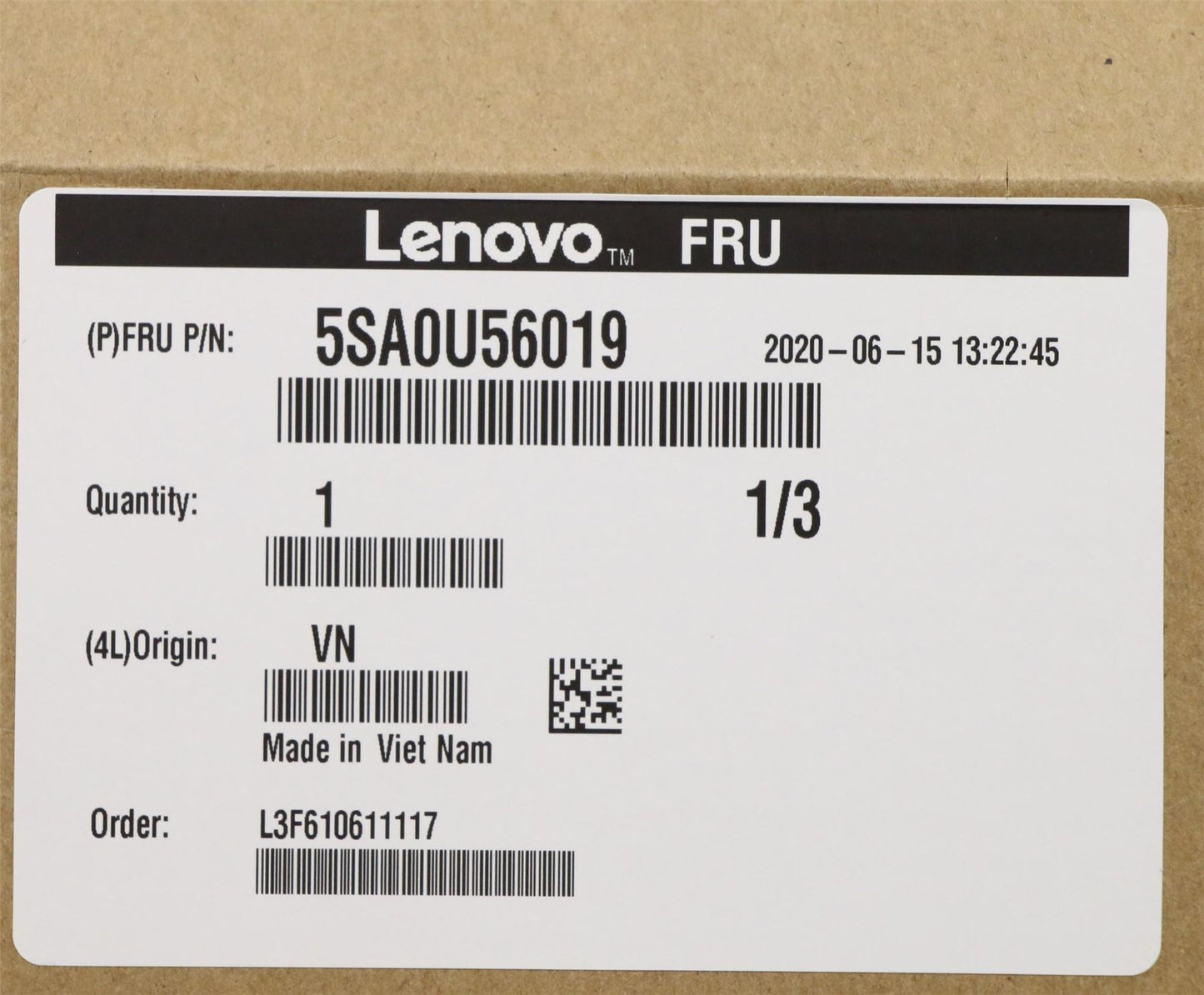 Lenovo Tiny P330 A540 27ICB A540 24ICB CPU Processor 5SA0U56019