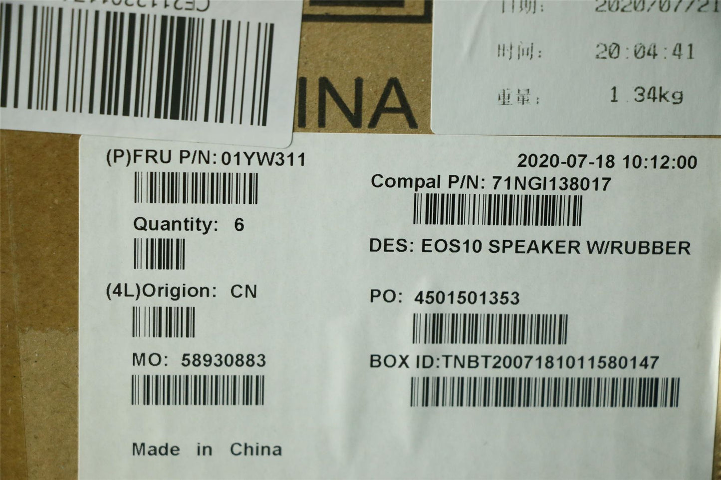 Lenovo V530-22ICB V530-24ICB Speaker Speakers 01YW311