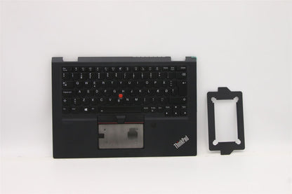 Lenovo Yoga X13 1 Keyboard Palmrest Top Cover Danish Black Backlit 5M10Y85850