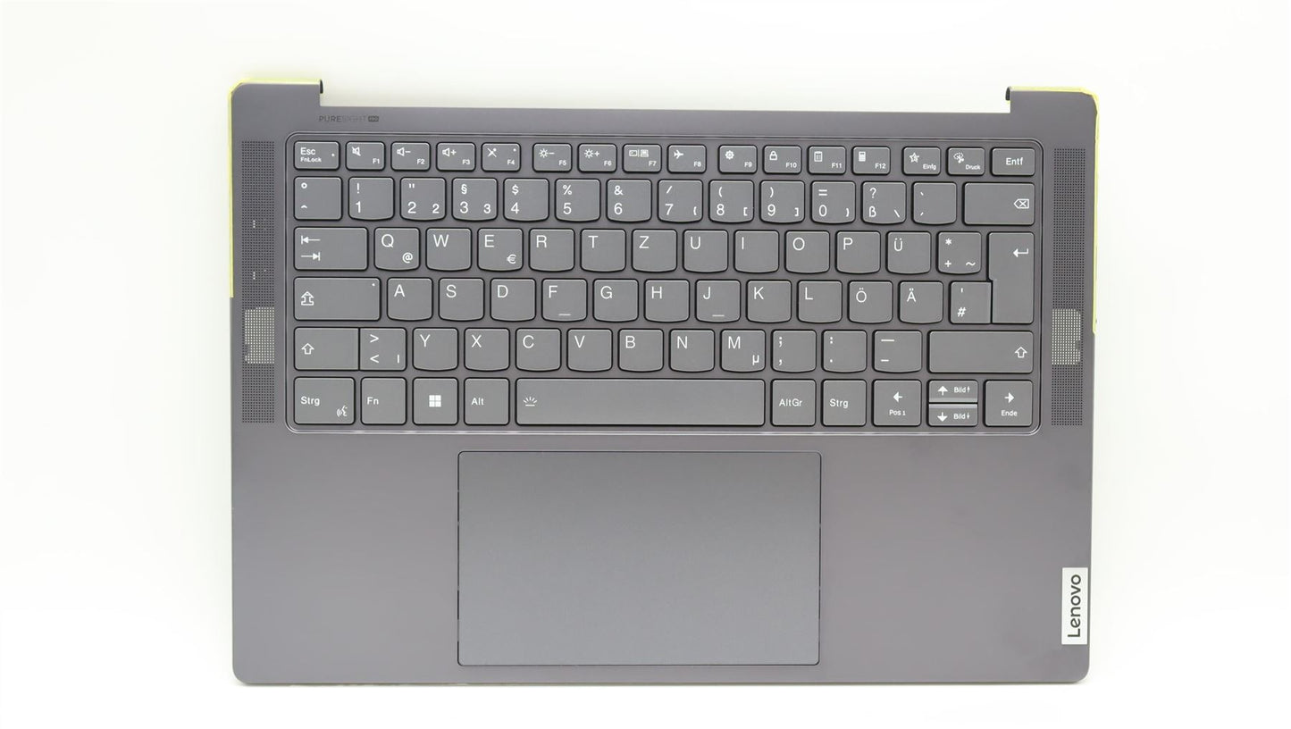 Lenovo Yoga 7 14IRH8 Palmrest Cover Touchpad Keyboard German 5CB1L39408