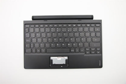 Lenovo A10 Upper Case Black W/KB- Turkish Keyboard 90204320