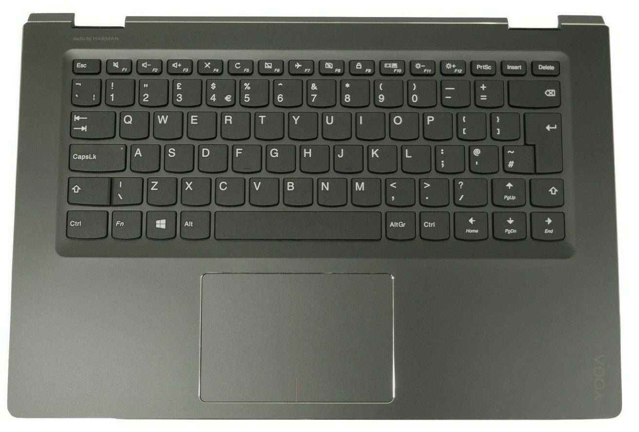 Lenovo Yoga 510-14ISK 510-14AST Keyboard Palmrest Top Cover UK Black 5CB0L66113