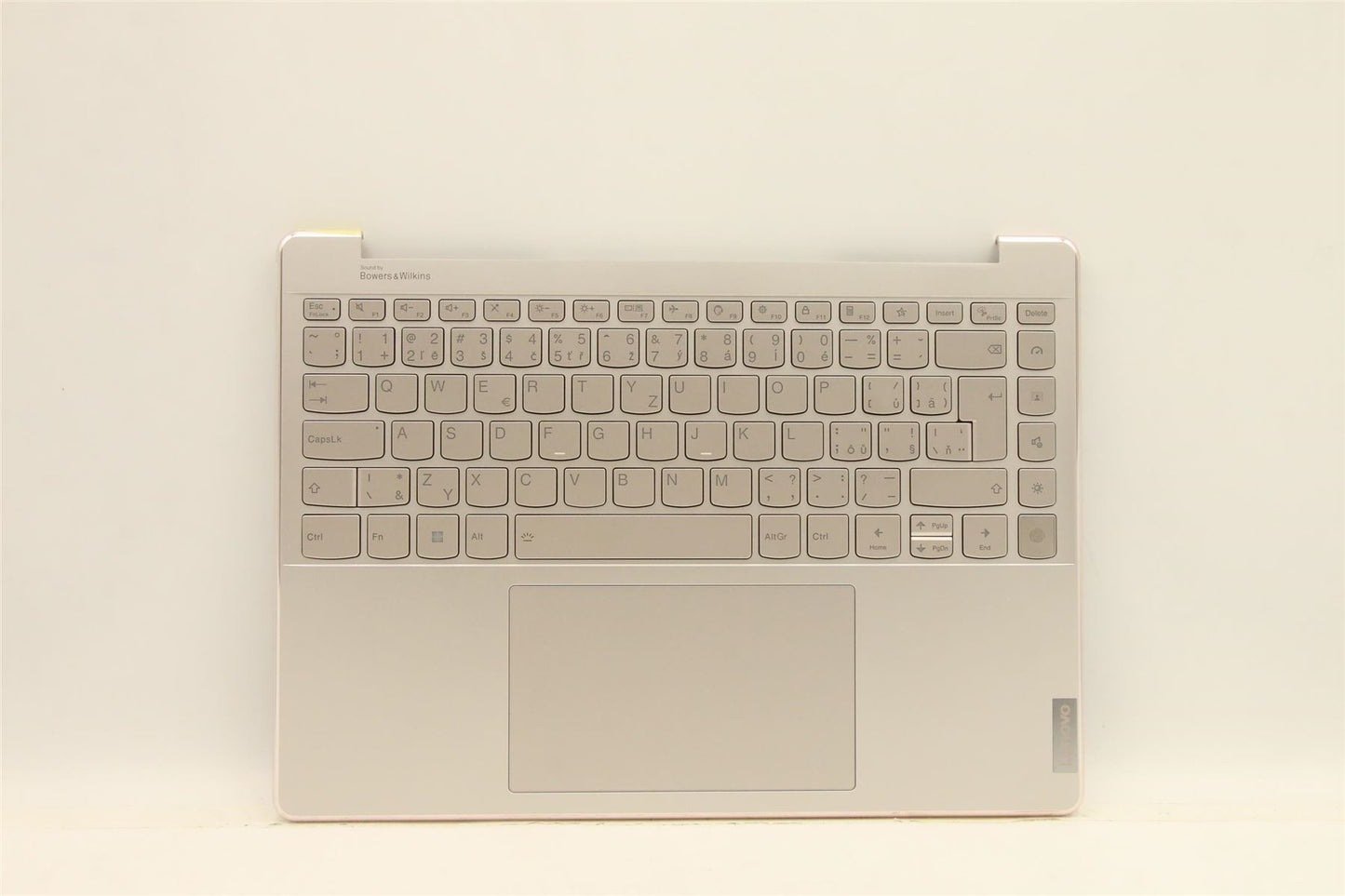 Lenovo Yoga 9 14IAP7 Palmrest Cover Touchpad Keyboard Silver 5CB1H23743