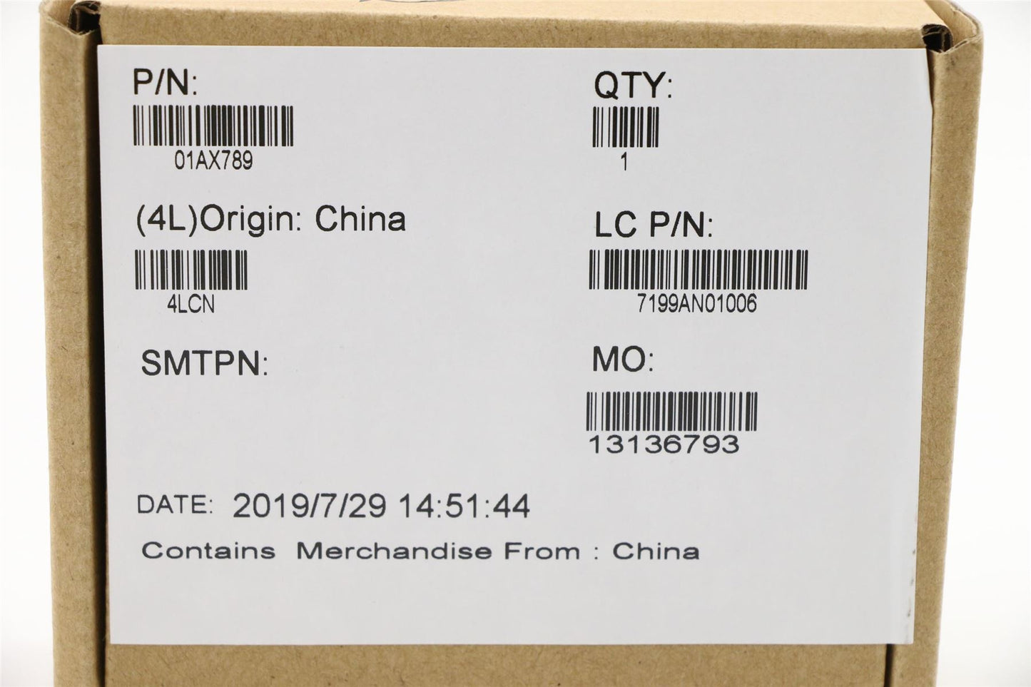 Lenovo 01AX789 Wireless, CMB, SIE, EM7455 Tab