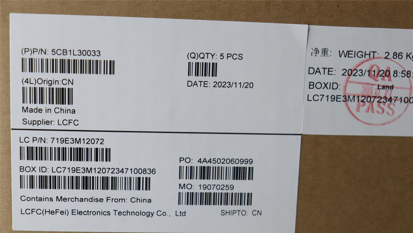 Lenovo Upper Case ASM_SWS L82XN FP AG 5CB1L30033