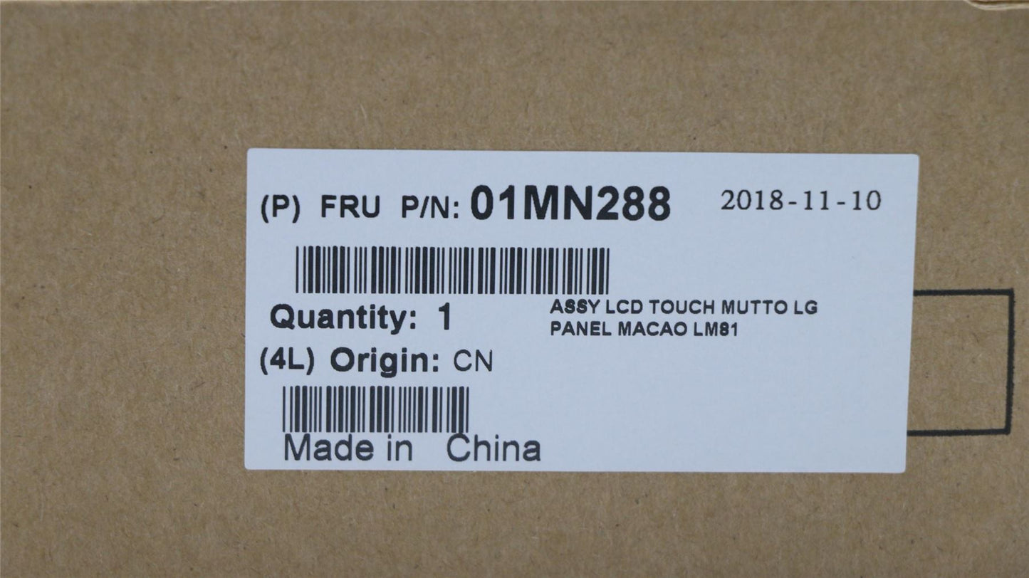 Lenovo 02CW108 MECH_ASM Assy Touch LG,LG Panel,Macao