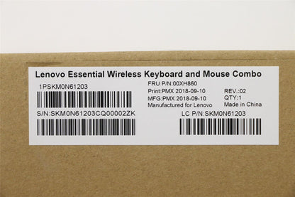 Lenovo IdeaCentre 620S-03IKL A340-24ICB Wireless Keyboard Mouse German 00XH860