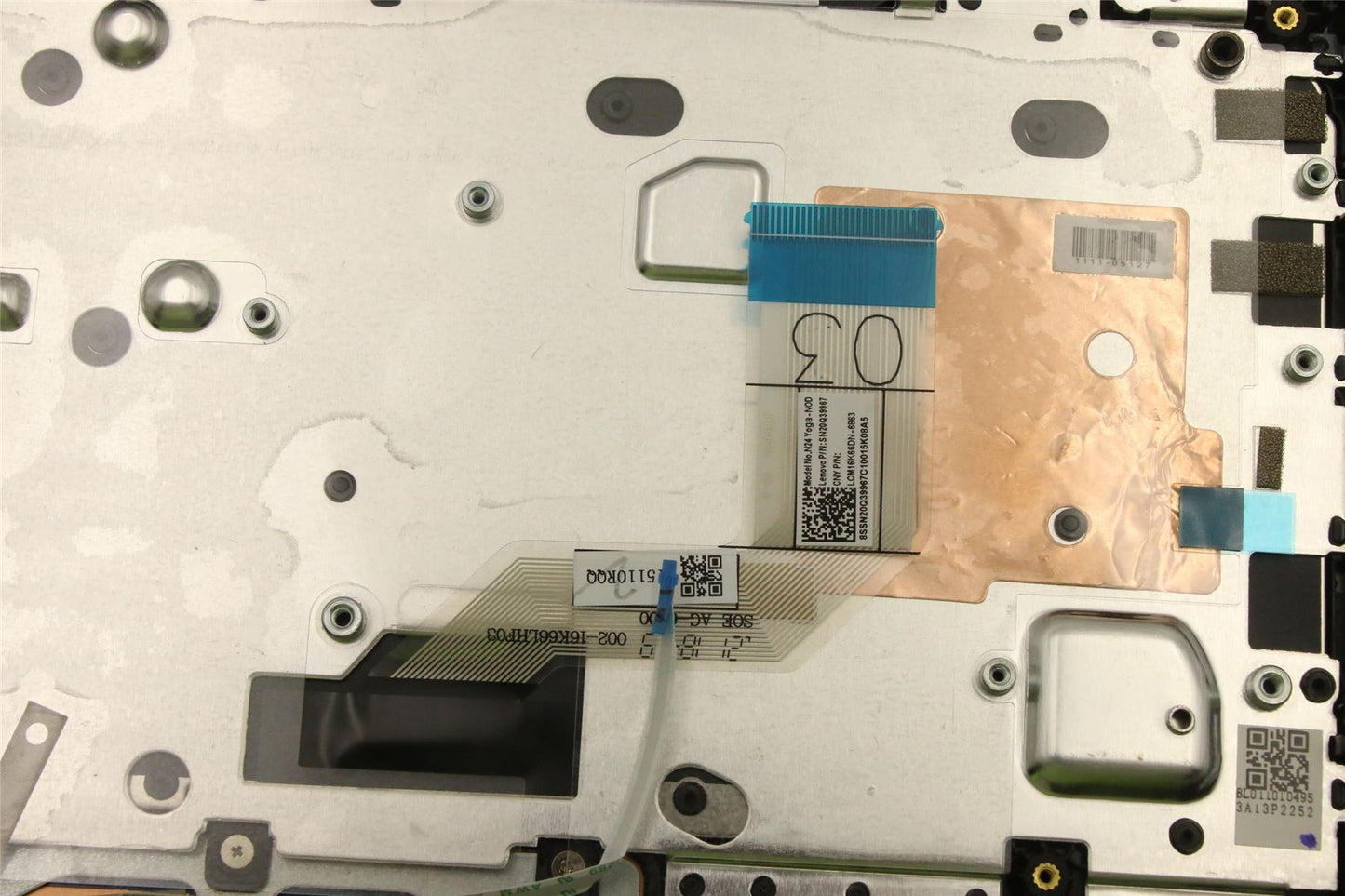 Lenovo Chromebook 300e 2nd Keyboard Palmrest Top Cover Norwegian 5CB1E21600