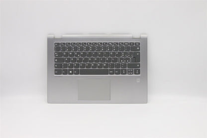 Lenovo Yoga 530-14IKB Keyboard Palmrest Top Cover Italian Platinum 5CB0R08545