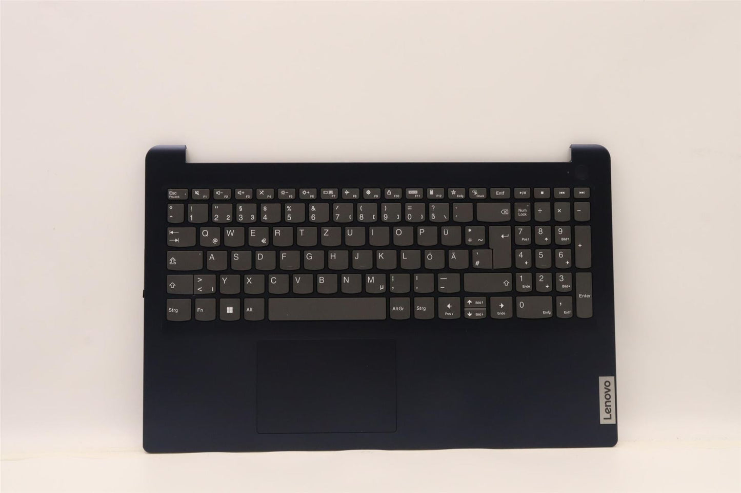 Lenovo IdeaPad 1 15IAU7 Palmrest Touchpad Cover Keyboard German Blue 5CB1H92058
