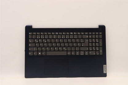 Lenovo IdeaPad 1 15IAU7 Palmrest Touchpad Cover Keyboard German Blue 5CB1H92058