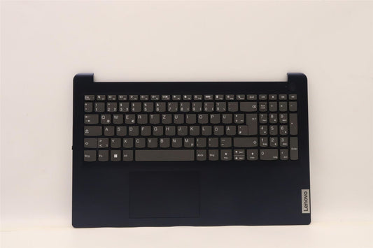 Lenovo IdeaPad 1 15IAU7 Palmrest Touchpad Cover Keyboard German Blue 5CB1H92058