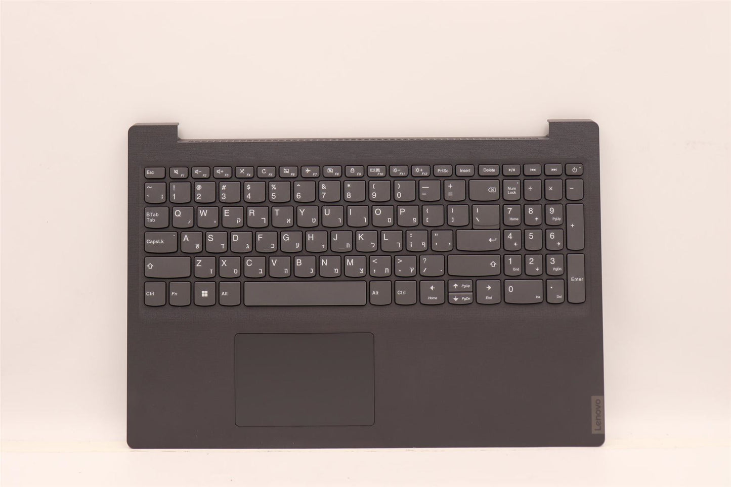 Lenovo V15-IGL Palmrest Touchpad Cover Keyboard Hebrew Grey 5CB0Z20935