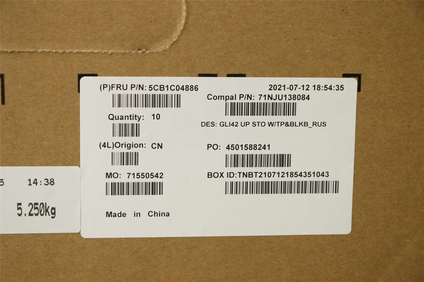 Lenovo Pro 5 Pro-14ITL6 5 Pro-14ACN6 Keyboard Palmrest Top Cover 5CB1C04886