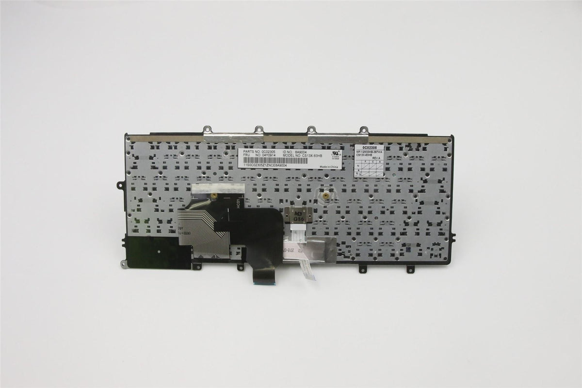 Genuine Lenovo ThinkPad X240 X250 X260 Keyboard Hebrew Black 04Y0914 04Y0952
