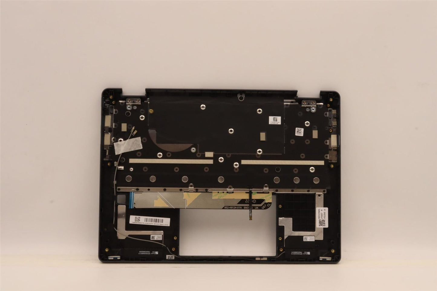 Lenovo Yoga 6 13ABR8 Keyboard Palmrest Top Cover Spanish Silver 5CB1H23797