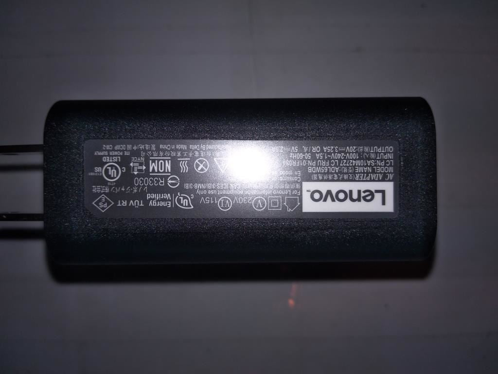 Lenovo Yoga 900-13ISK 900-13ISK2 AC Charger Adapter Power 65W 01FR003