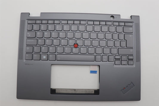 Lenovo ThinkPad X13 Gen 4 Keyboard Palmrest Top Cover UK Black 5M11L64775