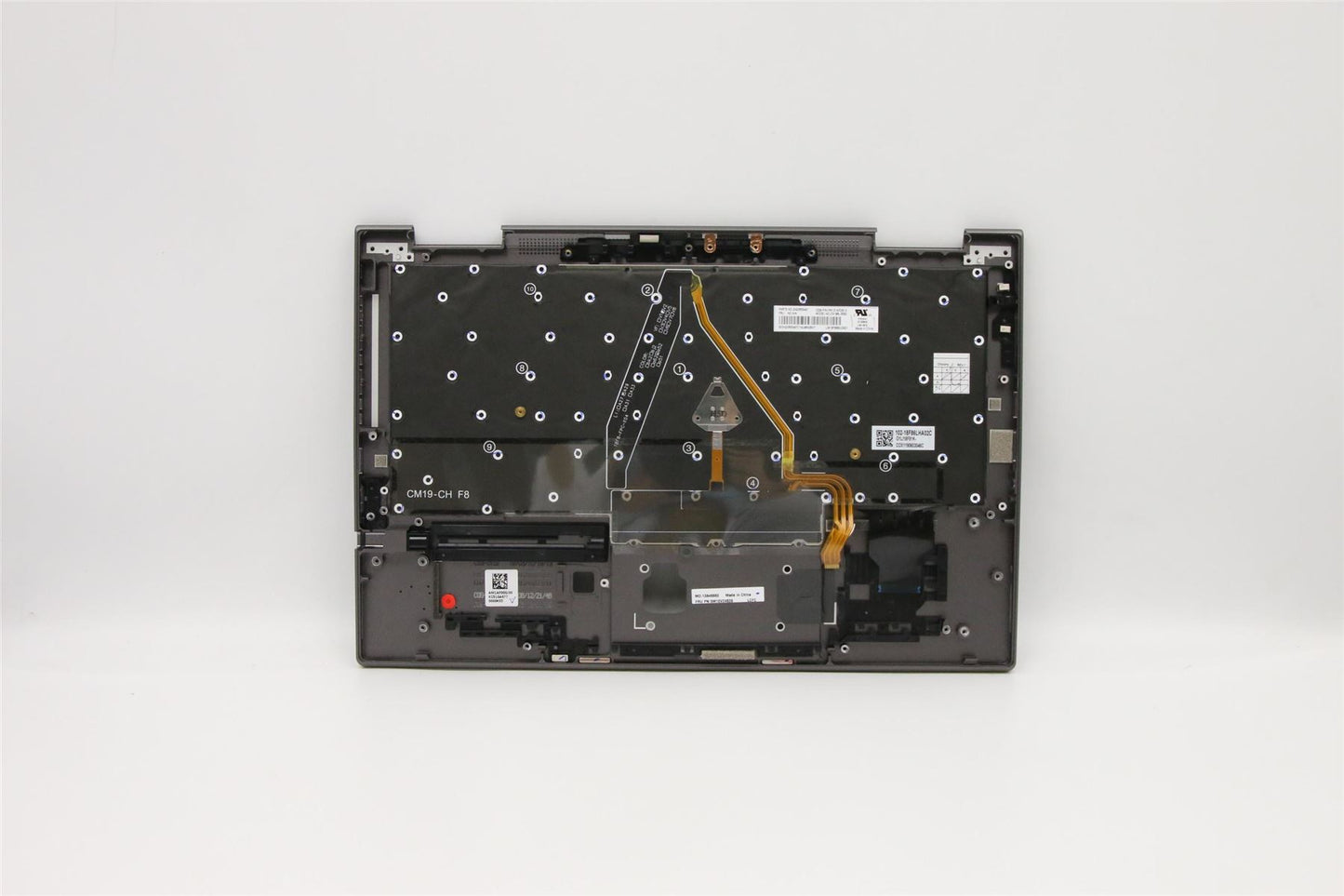 Lenovo ThinkPad X1 4th Gen Keyboard Palmrest Top Cover Belgian 5M10V24839