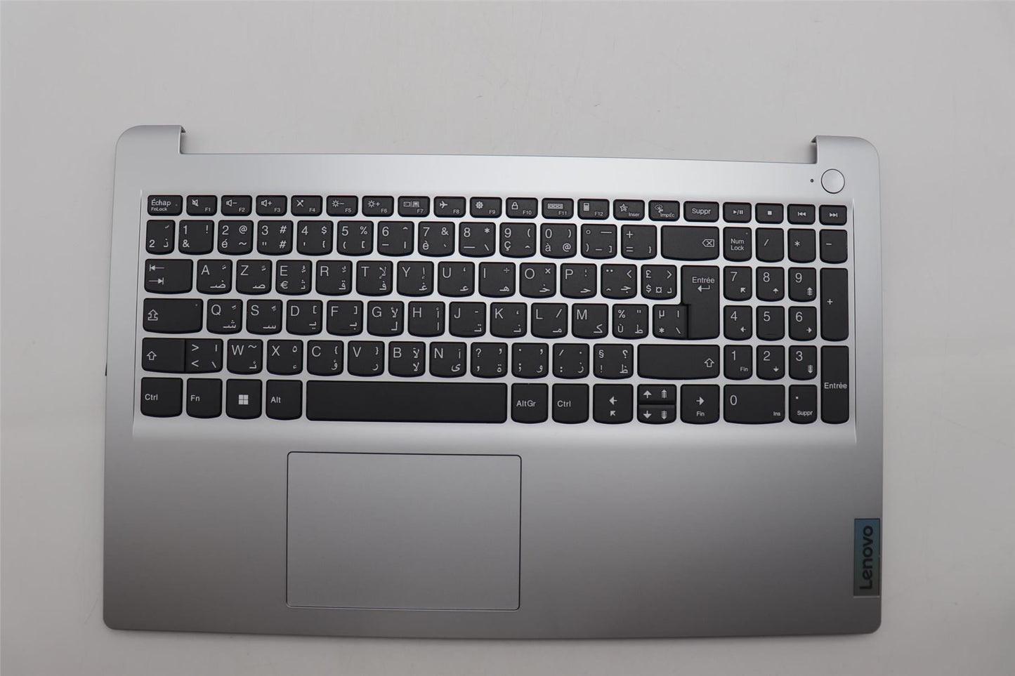 Lenovo IdeaPad 1 15IJL7 Palmrest Cover Touchpad Keyboard Cloud Grey 5CB1F27146
