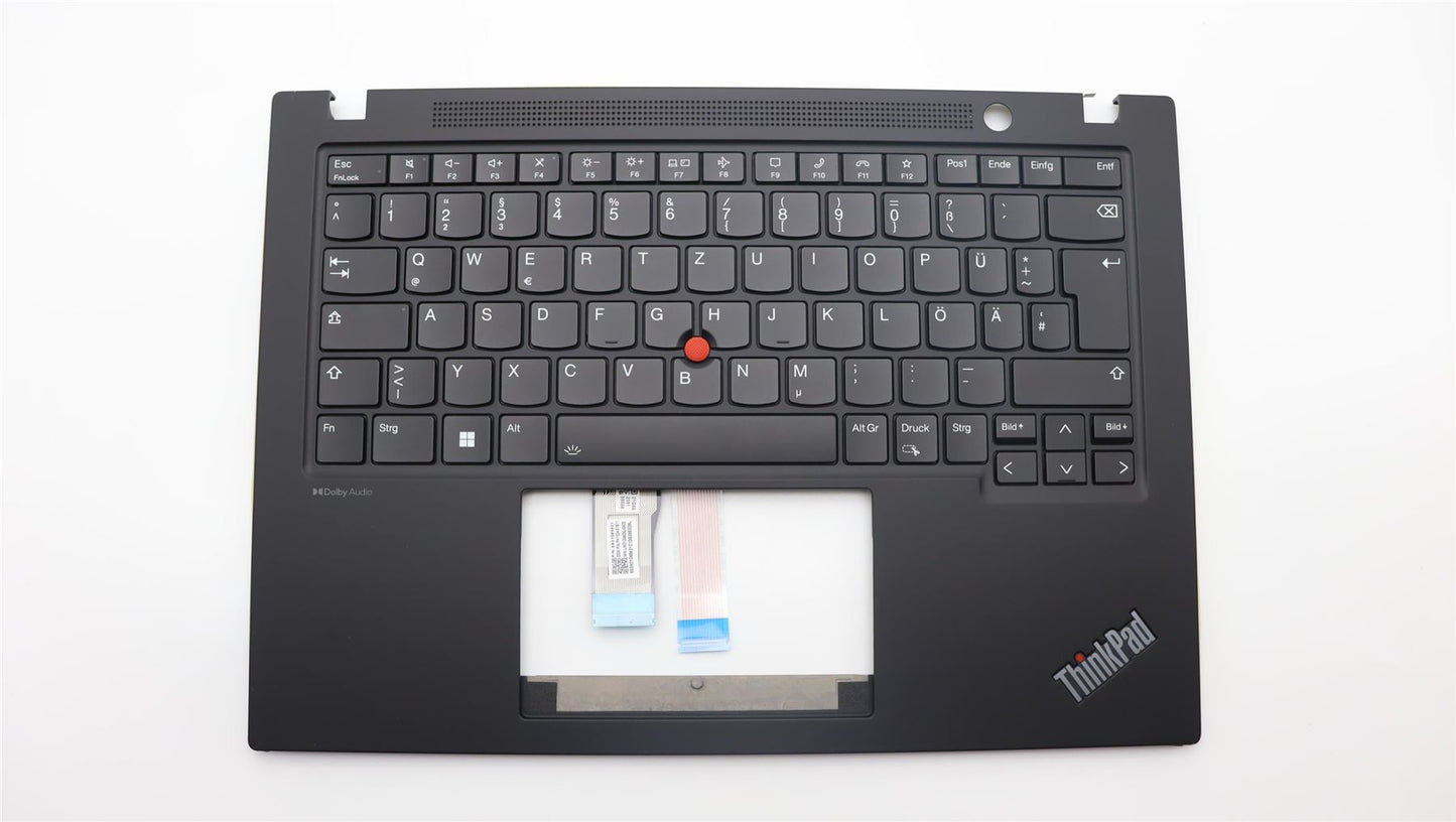 Lenovo ThinkPad T14s Gen 4 Keyboard Palmrest Top Cover German Black 5M11L59333