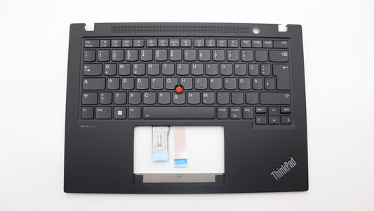 Lenovo ThinkPad T14s Gen 4 Keyboard Palmrest Top Cover German Black 5M11L59333