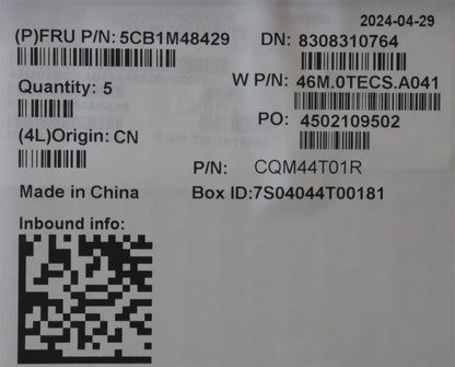 Lenovo COVER Upper Case ASM_EURO ENG W21KKAGNBL 5CB1M48429
