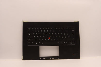 Lenovo ThinkPad Z16 Gen 1 Keyboard Palmrest Top Cover Italian Black 5M11J13404