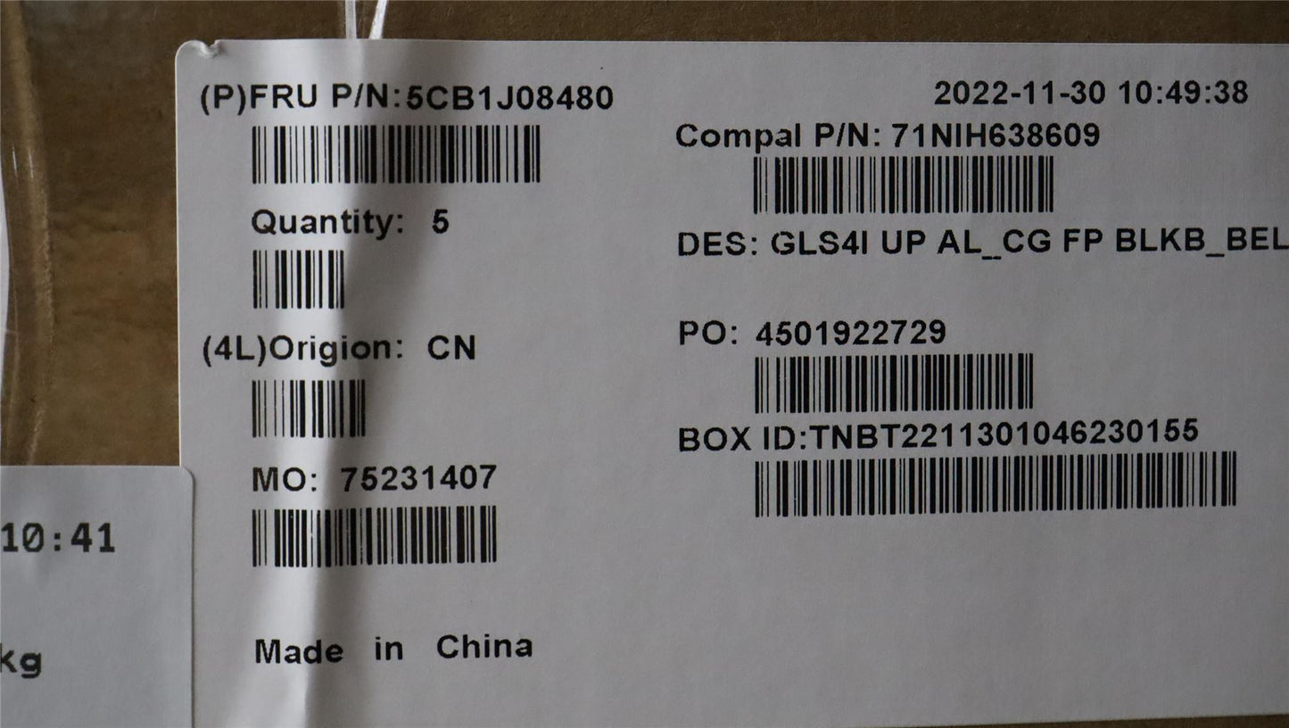 Lenovo UpperCaseASM_BEL C82SD ALCG FPBL 5CB1J08480
