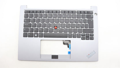 Lenovo ThinkPad E14 Gen 5 Keyboard Palmrest Top Cover Danish 5M11L92387