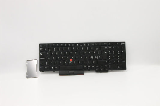 Lenovo ThinkPad L580 L590 E580 E585 T590 E590 E595 Keyboard Nordic Black 01YP679